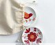 Jogo de Pratos Decorativos em Porcelana Jardim de passarim, multicolor | WestwingNow