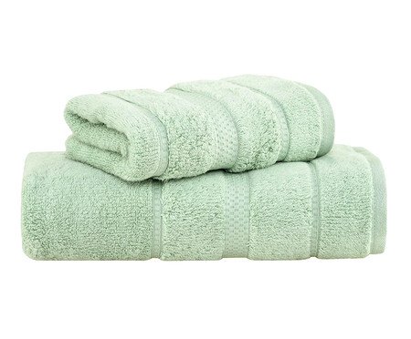 Jogo de Toalhas Vision Dual Air Gigante Verde - 2 Peças