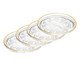 Jogo de Pratos Decorativos com Fio Dourado New Butterfly, transparent | WestwingNow