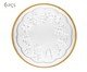 Jogo de Pratos Decorativos com Fio Dourado New Butterfly, transparent | WestwingNow