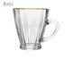 Jogo de Xícaras para Café com Fio Dourado Radial, transparent | WestwingNow