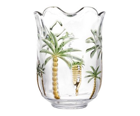 Jarra Palm Hand Painting Verde | Westwing
