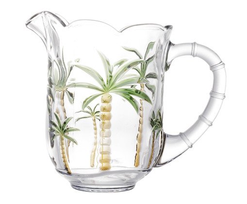 Jarra Palm Hand Painting Verde, green | WestwingNow