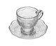 Jogo de Xícaras para Café New Butterfly, transparent | WestwingNow