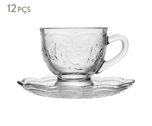 Jogo de Xícaras para Café New Butterfly, transparent | WestwingNow