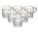 Jogo de Xícaras para Café com Fio Dourado Deli Diamante, transparent | WestwingNow