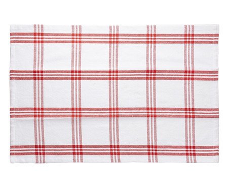 Jogo de Panos para Prato Verona Vermelho | Westwing