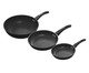 Jogo de Frigideiras Granito Chef Preto, black | WestwingNow