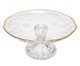 Prato para Bolo com Fio Dourado New Butterfly, transparent | WestwingNow