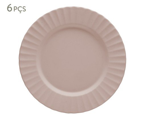 Jogo de Pratos Raso Gerbera bege, beige | WestwingNow