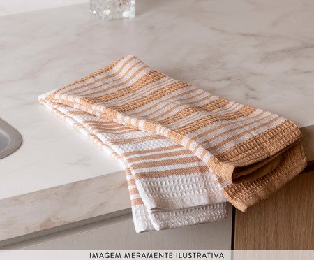 Jogo de Panos para Prato Verona Creme | Westwing