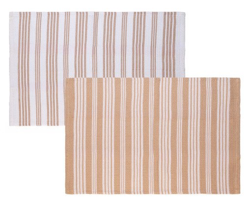 Jogo de Panos para Prato Verona Creme, beige | WestwingNow