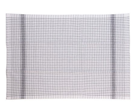 Jogo de Panos para Prato Verona Cinza e Branco | Westwing