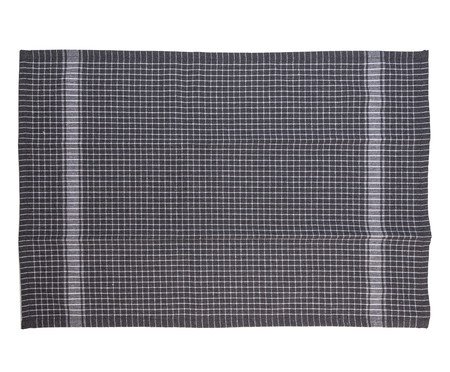 Jogo de Panos para Prato Verona Cinza e Branco | Westwing