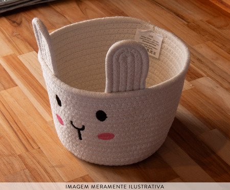 Cesta Rabbit Branco | Westwing