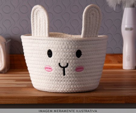 Cesta Rabbit Branco | Westwing