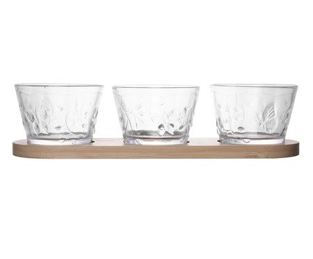 Jogo de Bowls com Suporte New Butterfly | Westwing