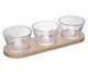 Jogo de Bowls com Suporte New Butterfly, transparent | WestwingNow