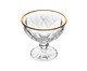 Jogo de Taças para Sobremesa com fio Dourado Diamond, transparent | WestwingNow