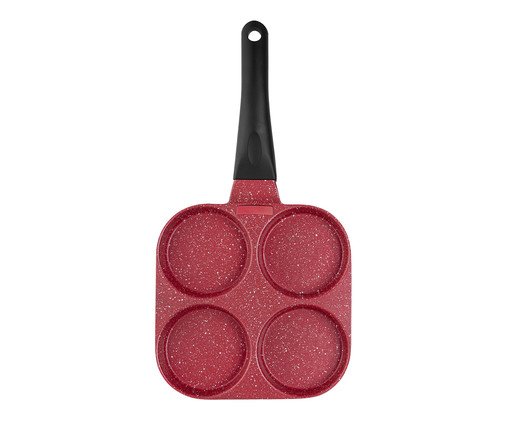 Frigideira de Indução com Cavidades Granito Chef Vermelho, red | WestwingNow