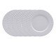 Jogo de Pratos para Sobremesa Gerbera Branco, white | WestwingNow