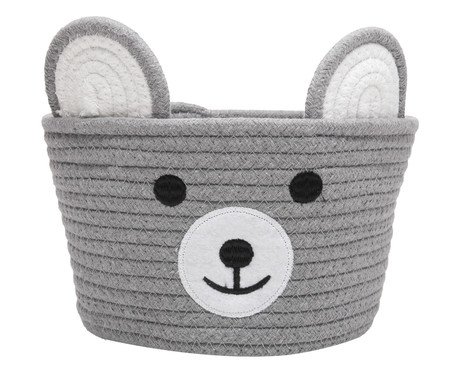 Cesta Bear Cinza | Westwing