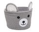Cesta Bear Cinza, grey | WestwingNow