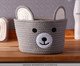 Cesta Bear Cinza, grey | WestwingNow