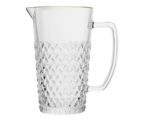 Jarra com Fio Dourado Coração, transparent | WestwingNow