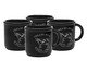 Jogo de Canecas Cremy Milk Preto, black | WestwingNow