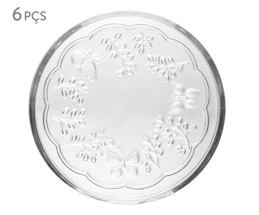 Jogo de Pratos Decorativos New Butterfly, transparent | WestwingNow