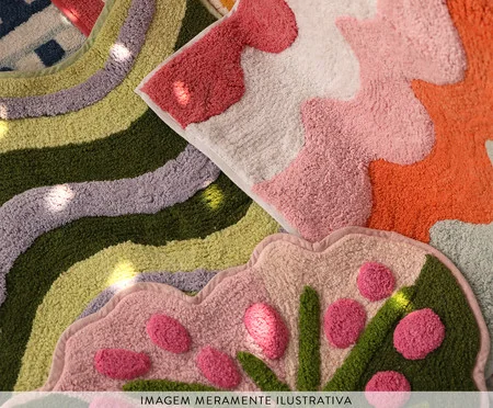 Tapete de Banheiro Begonia Colorido | Westwing