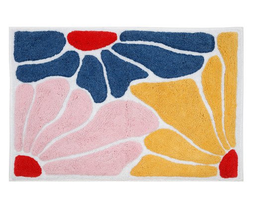 Tapete de Banheiro Flower Power Colorido, multicolor | WestwingNow