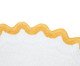 Tapete de Banheiro Ripple Off-White e Amarelo, Off White | WestwingNow