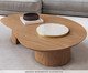 Mesa de Centro Duna Carvalho, wood pattern | WestwingNow