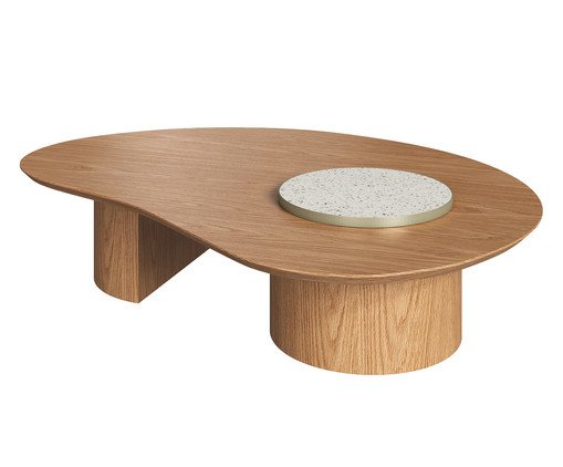Mesa de Centro Duna Carvalho, wood pattern | WestwingNow