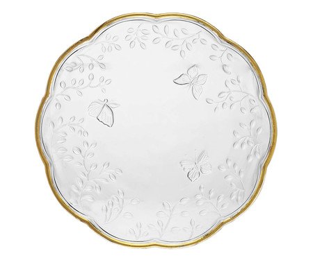 Aparelho de Jantar com Fio Dourado New Butterfly - 16Pçs | Westwing