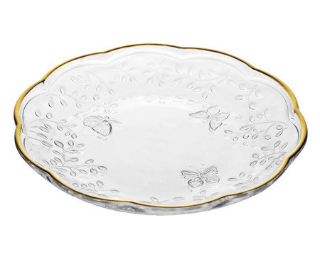 Aparelho de Jantar com Fio Dourado New Butterfly - 16Pçs | Westwing
