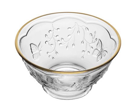 Aparelho de Jantar com Fio Dourado New Butterfly - 16Pçs | Westwing