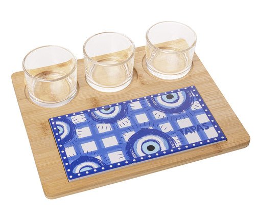Jogo para Servir Greek Natural - 5Pçs, multicolor | WestwingNow