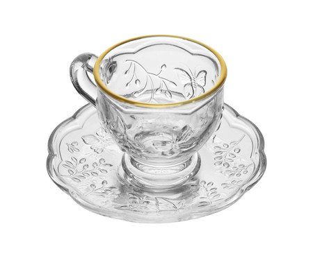 Aparelho de Jantar com Fio Dourado New Butterfly - 20Pçs | Westwing