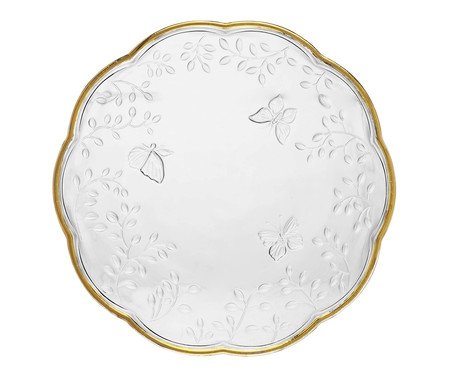 Aparelho de Jantar com Fio Dourado New Butterfly - 12Pçs | Westwing