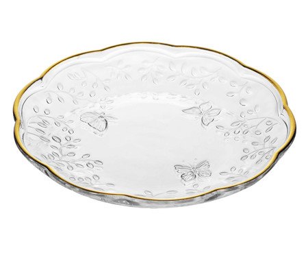 Aparelho de Jantar com Fio Dourado New Butterfly - 12Pçs | Westwing