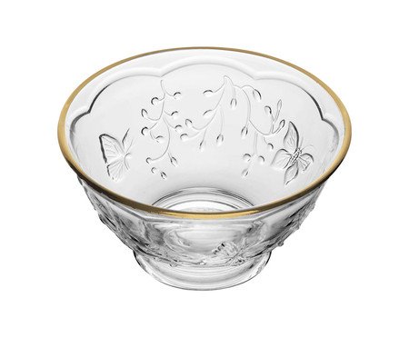 Aparelho de Jantar com Fio Dourado New Butterfly - 12Pçs | Westwing