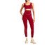 Calça Legging Cós em V com Vivo - Vermelho e Off-White Nata, multicolor | WestwingNow