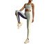 Calça Legging Blocada com Bolso - Tri Azul /Verde Shark/Off-White, multicolor | WestwingNow