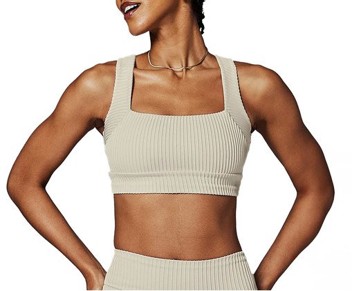 Top Decote Reto Texturizado - Off-White, Off White | WestwingNow