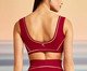 Top Alças Largas com Vivo Contrastante - Vermelho e Off-White Nata, multicolor | WestwingNow