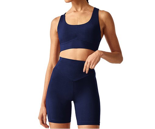 Top Costas Nadador Corte A Fio - Azul Blues, blue | WestwingNow