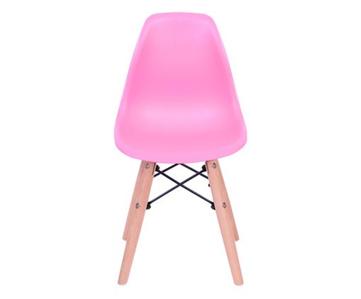 Cadeira Infantil Eames Wood - Rosa, Rosa | WestwingNow